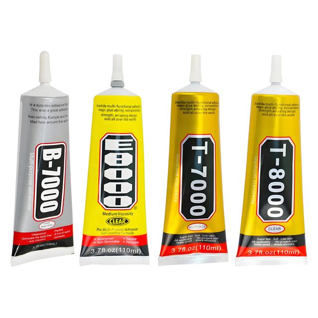 T7000 Glue Adhesive T7000 Black Contact Cellphone Tablet Repair Adhesive Strong T-7000 Glue 15ML 50ML 110ML Screen Glue T7000