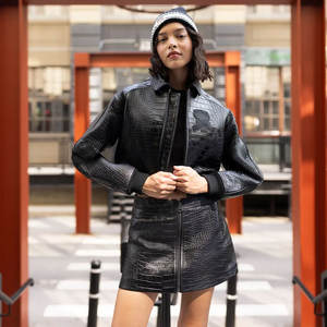 Chaqueta Avirex de cuero de vaca de invierno para hombre en varios colores con técnicas bordadas Servicio OEM disponible Chaquetas de cuero Avirex - Product Image 5