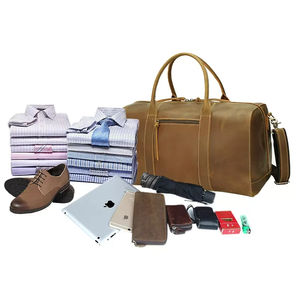 Nuevo bolso de lona unisex de moda de gran capacidad con logotipo personalizado de gran calidad, bolsas de viaje de equipaje de cuero de lujo de gran capacidad - Product Image 5