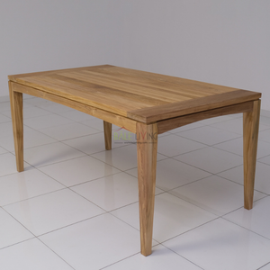 Table à manger écologique en bois massif Joli style minimaliste et écologique pour l'extérieur ou l'intérieur - Product Image 4