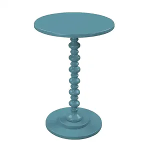 Mesa de aluminio de 3 patas en acabado de níquel, también disponible en pulido de espejo, muebles de metal pequeños para el hogar, mesa de esquina lateral central - Product Image 4