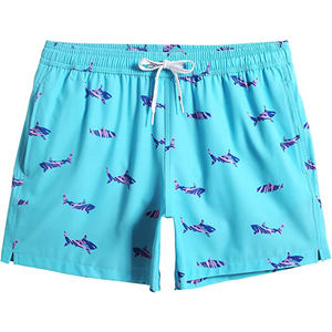 Service OEM – Nouveaux shorts de bain décontractés pour hommes, haute qualité, séchage rapide, écologiques, imperméables, respirants, avec logo personnalisé par sublimation - Product Image 3