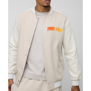 Chaqueta universitaria de béisbol para hombre, diseño de moda con cierre de botón y tela suave - Product Image 4