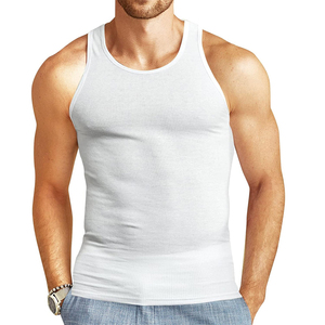 Débardeur sans manches pour homme 100% coton, coupe moderne, respirant, séchage rapide, anti-boulochage, tricoté, polyvalent, décontracté, vêtements de sport, gym - Product Image 3