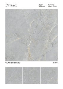 Porcelana 600x600mm mate delicadamente tallado esmaltado antideslizante suelo pared azulejos de cerámica sala de estar cocina Baño - Product Image 3