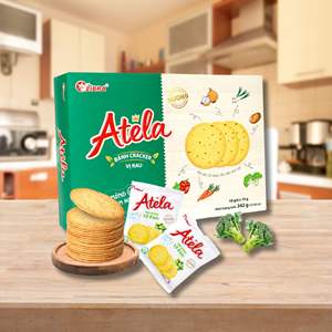 Craquelins croustillants aux légumes 342G Boîte de sachets sucrés salés - Product Image 1