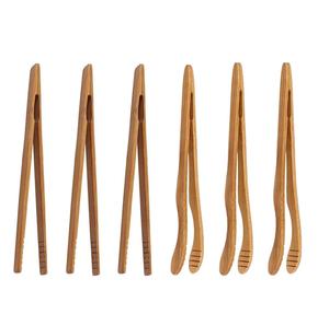 Vintage Style Wooden Tongs Home Kitchen Use Best Quality Of Wood Tong <b>Cocktail</b> <b>Stirrer</b> Eco-Friendly Wooden Toast Food Tong - Product Image 1