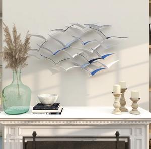 Design créatif volant troupeau oiseau décoration murale intérieur extérieur tenture hôtel restaurant maison salon chambre décoratif - Product Image 3