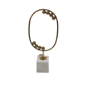 Escultura de Hierro de Estilo Vintage con Forma de Persona Leyendo un Libro, para Interiores de Hogar y Oficina con Estilo, Escultura Moderna Pulida - Product Image 4