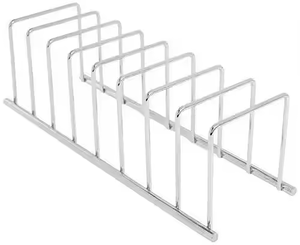 Revêtement en poudre en fer Support de rangement de style classique à quatre niveaux Planche à découper Pot Rack par Decor Impex - Product Image 6