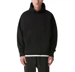 Sweats à capuche pour hommes surdimensionnés d'hiver, poids lourd, 100% coton, impression de haute qualité, pull personnalisé, impression personnalisée, vente en gros de sweats à capuche pour hommes - Product Image 4