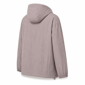 Veste coupe-vent à capuche pour homme personnalisée, légère, en polyester, résistante à l'eau, pour les voyages en plein air, fermeture éclair intégrale, fournisseur en gros OEM ODM UE - Product Image 6