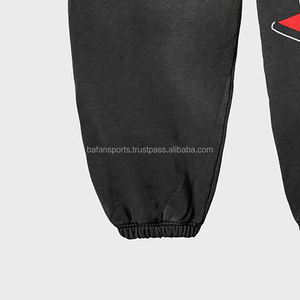 กางเกงวอร์มผ้าซักของผู้ชายกางเกงกีฬาวิ่งผ้าฝ้ายเฮฟวี่เวทของผู้ชายแบบสั่งทำ - Product Image 3