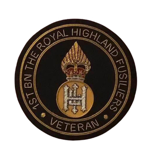 Écussons en tissu toile brodés faits main sur mesure avec fil de bullion, 3D couleur unie, taille et forme personnalisées, badges de mode Jaladin - Product Image 1