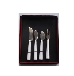 4 pièces Fourchette cuillère en métal noir Corne Os Couverts Couverts Artisanat acier miroir Fabrication Produits exigeants personnalisés - Product Image 5