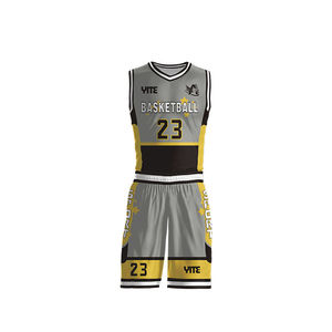 Maillot de basket-ball personnalisé de haute qualité, vêtements de sport d'équipe, maillots de basket-ball réversibles sublimés unisexes pour hommes - Product Image 2