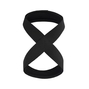 Correas Acolchadas en Forma de 8 para Levantamiento de Pesas, Correas de Muñeca para Levantamiento de Pesas, Entrenamiento de Fuerza, Dominadas, Barra Horizontal, Gimnasio, Fitness - Product Image 2