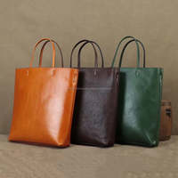 Bolso Tote de Diseño Personalizado en Cuero Genuino Grabado para Mujer - Marca Privada, Estilo Vintage de Lujo, Uso en Exteriores, Abierto/con Cremallera