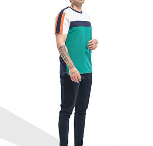 เสื้อยืดแฟชั่นสำหรับทุกเพศเสื้อยืดโอเวอร์ไซส์ผ้าคอตตอนเนื้อนุ่มแบบเรียบสำหรับผู้ชายขายส่ง - Product Image 4