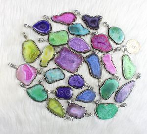 Collar con colgante de rebanada de cuarzo Solar al por mayor para mujer, increíble Ajuste de bisel, suministro de joyería con incrustaciones, regalo para niñas - Product Image 1