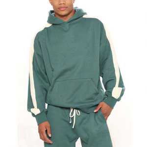 ชุดวอร์มแบบกำหนดเอง ผ้าฝ้ายคุณภาพสูง ชุดออกกำลังกายแบบสวมหัว แฟชั่นชั้นสูง ชุดกีฬาผู้ชาย เสื้อแจ็คเก็ตกันลม ชุดวอร์มสตรีทแวร์ - Product Image 1