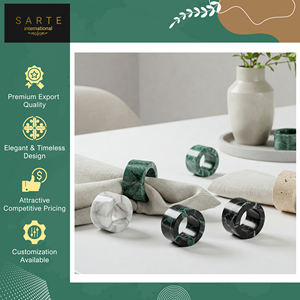 ห่วงรัดผ้าเช็ดปากปรับแต่งได้ทำมือปรับแต่งได้ทำมือสุดหรูของตกแต่งโต๊ะแต่งงานสมัยใหม่เป็นมิตรกับสิ่งแวดล้อม - Product Image 2