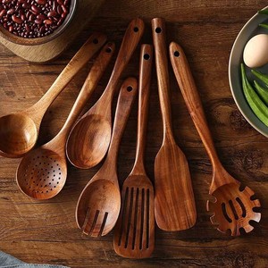 Cuillères en bois gravées sur mesure, fabricant d'ustensiles de cuisine OEM ODM - Product Image 6