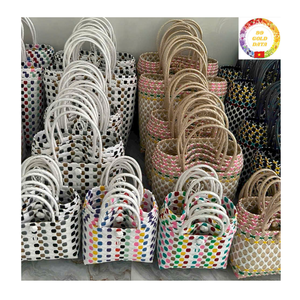 กระเป๋าโท้ทชายหาดทำจากพีวีซีใสมีหูหิ้วสำหรับเดินทางช้อปปิ้งและใช้ในชีวิตประจำวัน - Product Image 4