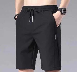Pantalones cortos deportivos atléticos de verano para hombre, pantalones cortos personalizados con bolsillo y cremallera con gráfico de letras, poliéster, algodón, secado rápido - Product Image 4