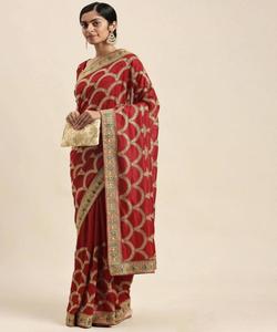 Dernière fête Wera et mariage collectif Saree prix le plus bas du marché Surat Gujarat vêtements ethniques - Product Image 6