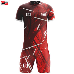 เสื้อฟุตบอลสำหรับผู้ชายเสื้อฟุตบอลพิมพ์โลโก้ได้ตามต้องการ - Product Image 1