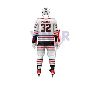 ชุดเสื้อและกางเกงฮอกกี้น้ำแข็งคุณภาพพรีเมียม ผลิตจากโรงงาน ราคาขายส่ง บริการรับผลิตแบบ OEM - Product Image 2