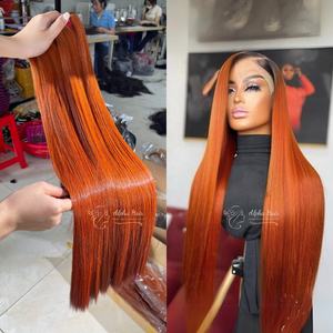 Top1 producto suave Envío Mundial barato superventas brillante suave hueso recto HD encaje peluca extensiones de cabello humano cabello virgen - Product Image 2