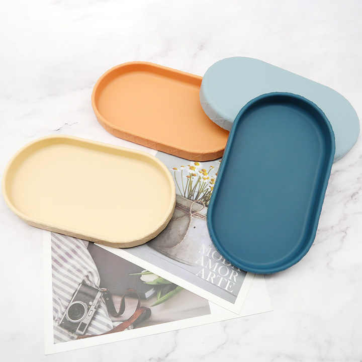 Bathroom Vanity Silicone Tray Soap Dispenser Tray Kitchen Sink Tray ...