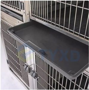 TYXD 201 Stainless Steel Veterinary Dog Kennel <strong>Cage</strong> <strong>Bank</strong> Modular Pet <strong>Cage</strong> Crates for Large Dogs Plastic Tray Solid Box - Product Image 4