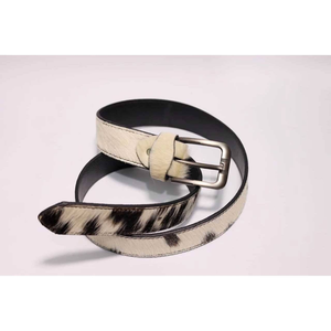 <b>Women's</b> Formal Solid Pattern Lock Buckle <b>Silver</b> Leather Belt Thin Lightweight Waterproof Breathable Genuine Cow Hide Leather - Product Image 6