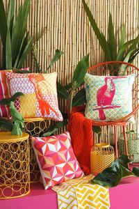 Fundas de Cojín Cuadradas de Algodón Bordadas con Jirafa, Estilo Bohemio, 45x45cm, Ecológicas, Antibacterianas, para Sofá Inflable, Mejores Precios - Product Image 2