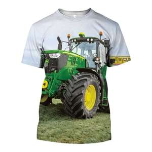 3D <b>Tractor</b> Printing Men's <b>T</b> <b>Shirt</b> Summer Trend Farmer Uniform Fashion Oversized <b>T</b>-<b>shirt</b> Leisure Round Neck Tops 2025 - Product Image 6