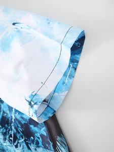 Luxury Men's Summer Vacation Outfit Breathable <b>Tropical</b> Textured Fabric <b>Shirt</b> and Shorts Set Co Ord - Product Image 5