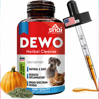 Défense Intestinale Naturelle pour Chiens : Nettoyant Herbal à l'Extrait de Noyer Noir et d'Origan – Favorise l'Équilibre de la Flore Intestinale, Soutient l'Immunité, Sûr