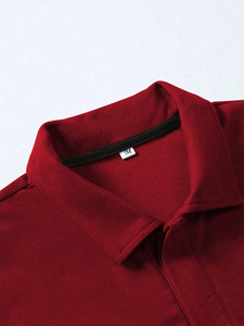 Polos pour hommes en coton de haute qualité avec logo brodé sur mesure Vêtements de sport décontractés Hauts à manches courtes de haute qualité pour hommes - Product Image 6
