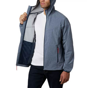 Veste Softshell pour hommes respirante de style le plus récent de qualité supérieure tarif de gros vente en ligne veste d'automne de piste pour hommes - Product Image 5