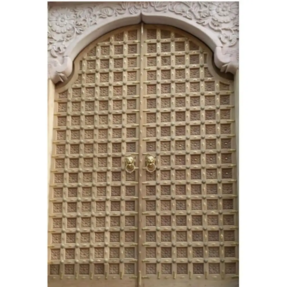 Grosir kualitas tinggi Modern mewah antik pintu furnitur Indian Royal hidup rumah pintu kayu antik pintu eksterior pintu