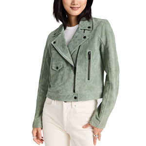 Sandra Bullock vestes en Faux cuir pour femmes conception personnalisée Logo broderie vente en gros pas cher prix 2023 - Product Image 1