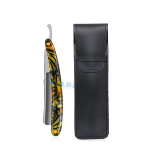 Venta al por mayor Suministros de peluquero Cuchilla de afeitar de corte recto profesional para salón de peluquería Cuchillas de afeitar de barbero personalizadas - Product Image 6