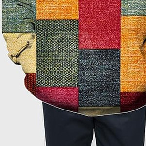 2024 hommes sur mesure coton Polyester hommes couleur bloc sweats à capuche hommes multicolore conception sweats à capuche - Product Image 6