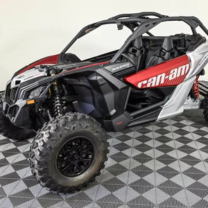 2024 2025 CAN-AMS Mavericks X3เทอร์โบ RR พร้อม Smart-SHOX คะนองสีแดงและสีเงินไฮเปอร์ - Product Image 1