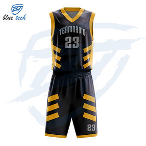 Venta al por mayor más popular en uniformes de baloncesto cosidos prensado en caliente más vendidos todos los equipos uniforme de baloncesto - Product Image 3