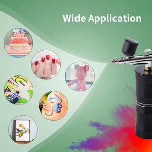 Aérographe professionnel pour sourcils et ongles, portable, alimenté par batterie, double action, sans fil, pour nail art - Product Image 6