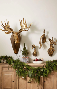 Visages décoratifs d'animaux en laiton AK pour tenture murale en métal décor à la maison tenture murale décor à la maison - Product Image 2